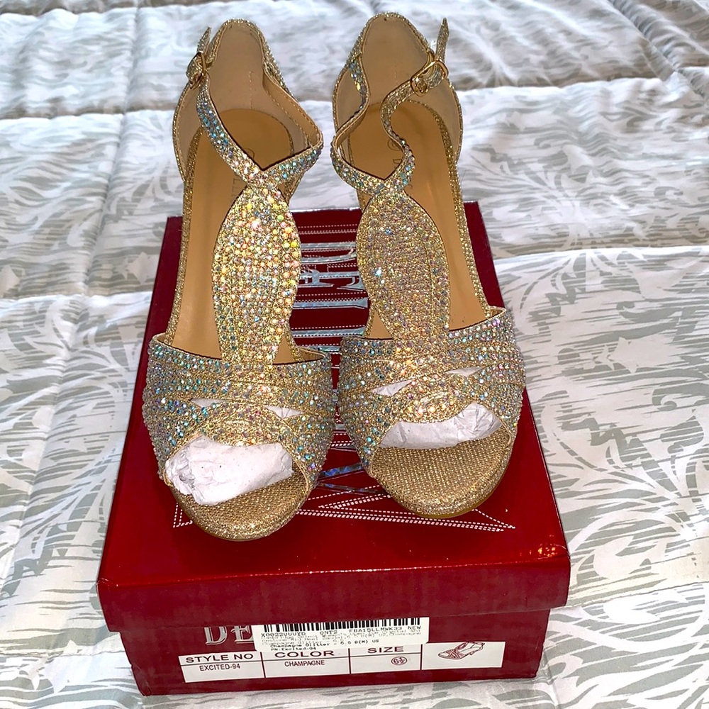 Crystal Rhinestone heels - Picture 2 of 2